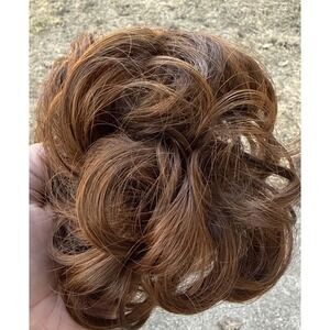 Thick Real as Human Messy Bun Hair Piece Scrunchie Updo Wrap Hair Extension